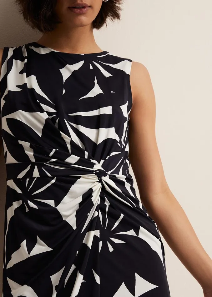 Women Phase Eight Dresses Joanna Leaf Print Bodycon Dress