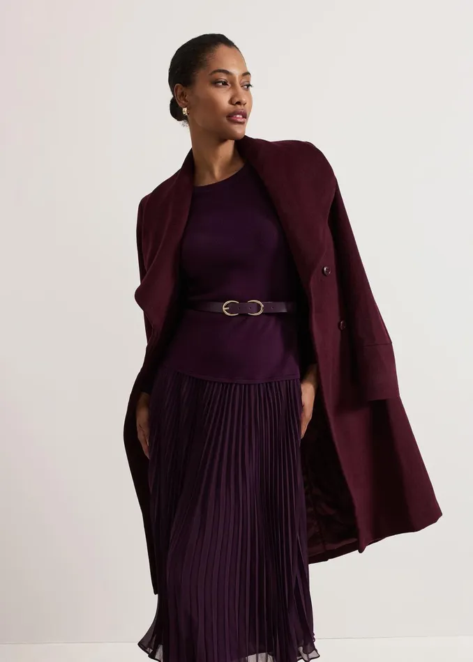 Women Phase Eight Dresses Kai Belted Drop Waist Knitted Dress
