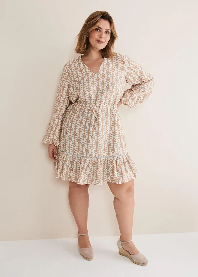 Women Phase Eight Dresses Kesia Geo Swing Mini Dress