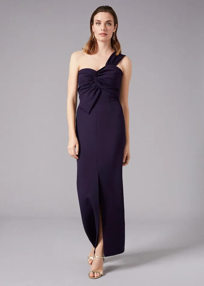 Women Phase Eight Dresses Layla Bow One Shoulder Dress
