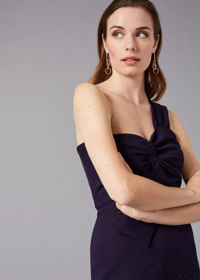 Women Phase Eight Dresses Layla Bow One Shoulder Dress