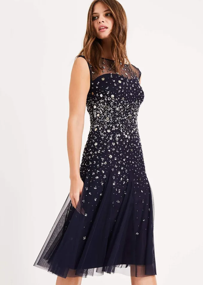 Women Phase Eight Dresses Lena Sequinned Dress