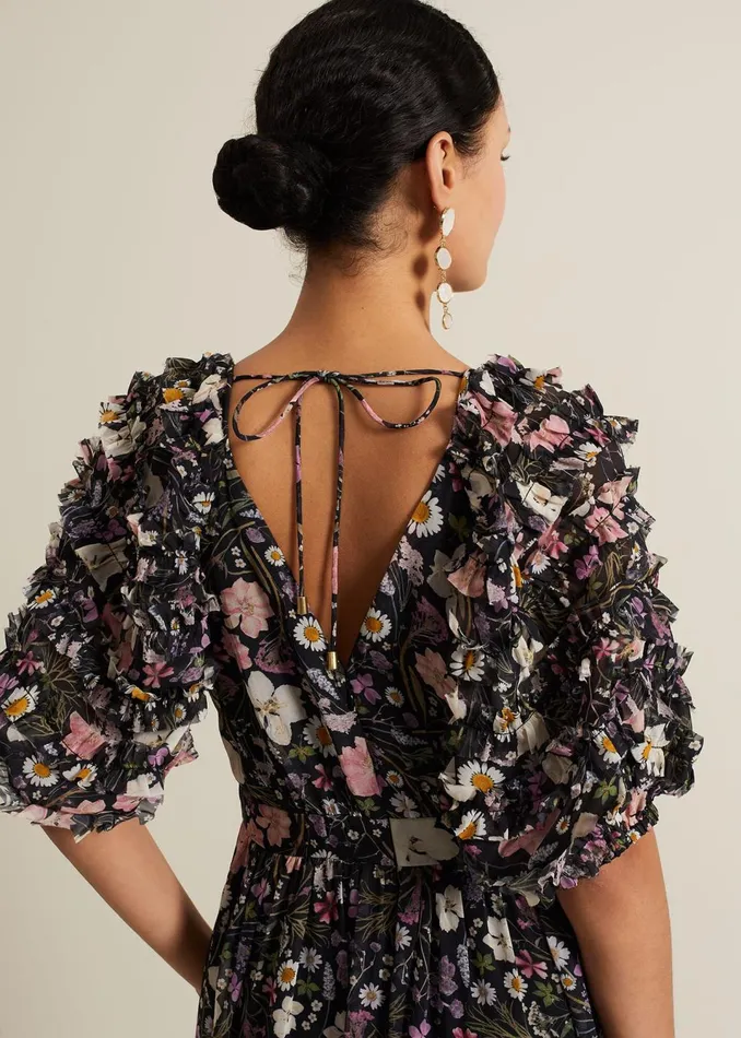 Women Phase Eight Dresses Lesley Multi Coloured Floral Maxi Dress