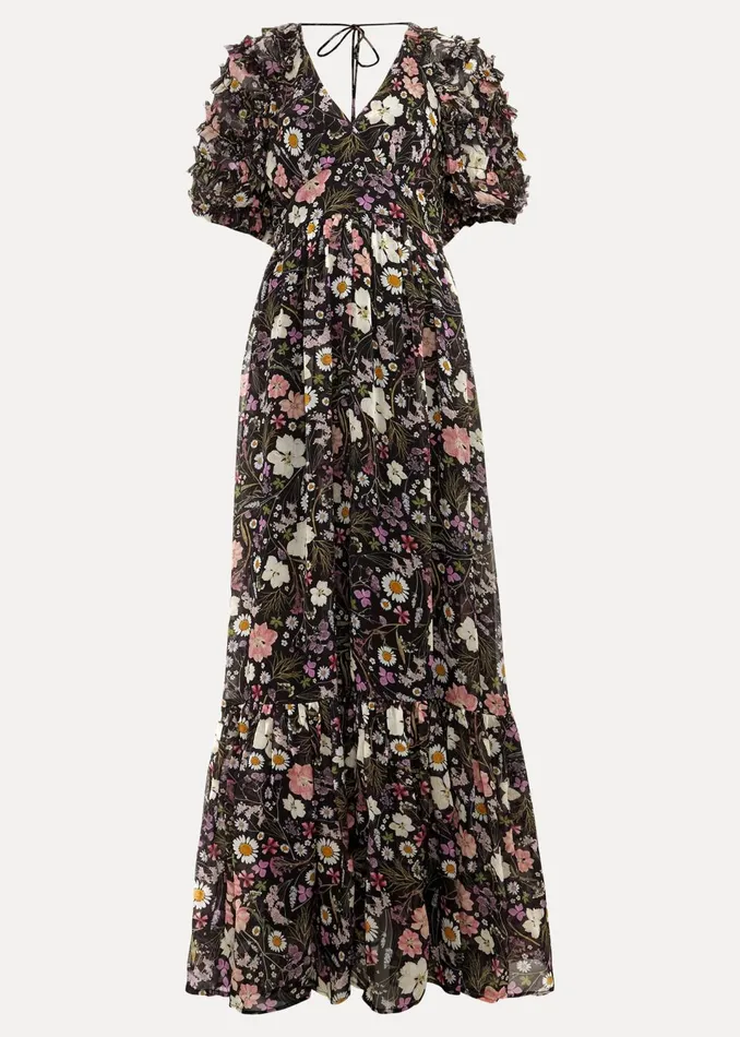 Women Phase Eight Dresses Lesley Multi Coloured Floral Maxi Dress