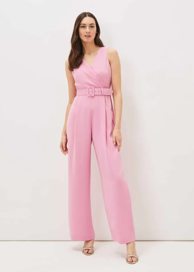 Women Phase Eight Dresses Lissia Pink Wide Leg Jumpsuit