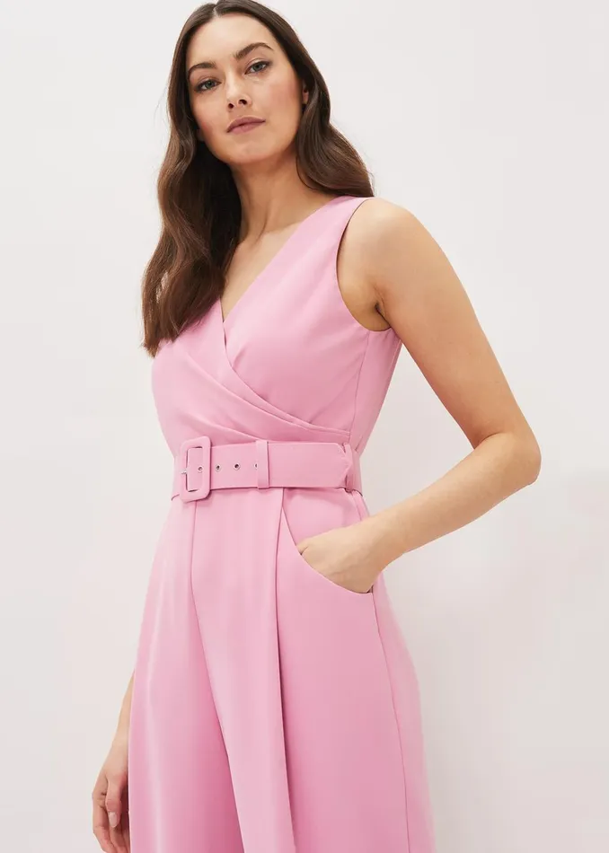 Women Phase Eight Dresses Lissia Pink Wide Leg Jumpsuit