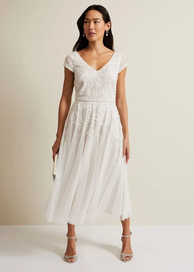 Women Phase Eight Dresses Lorena Tulle Wedding Dress