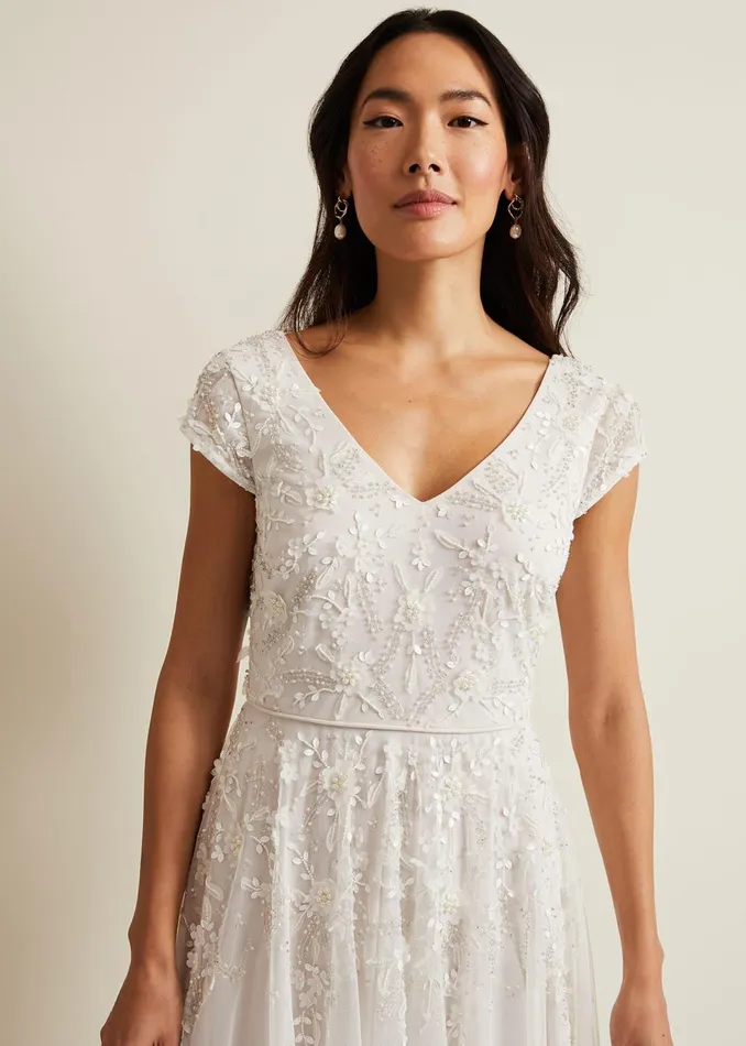 Women Phase Eight Dresses Lorena Tulle Wedding Dress