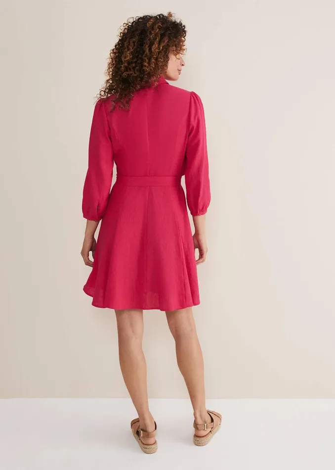 Women Phase Eight Dresses Lucie Linen Shirt Dress
