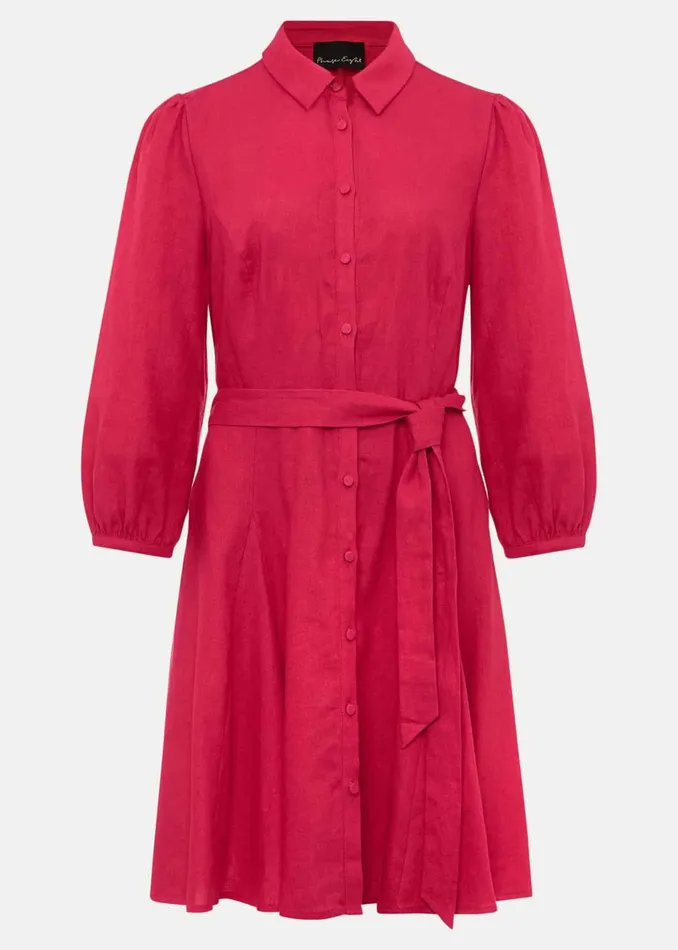 Women Phase Eight Dresses Lucie Linen Shirt Dress