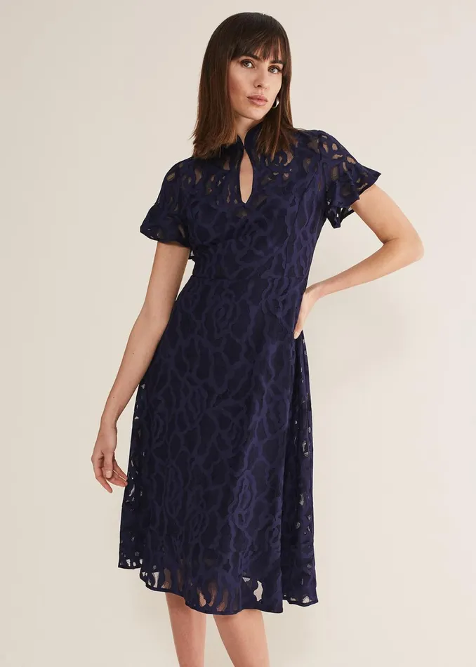 Women Phase Eight Dresses Lulu Lace Midi Dress