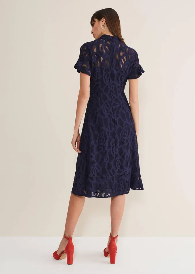 Women Phase Eight Dresses Lulu Lace Midi Dress