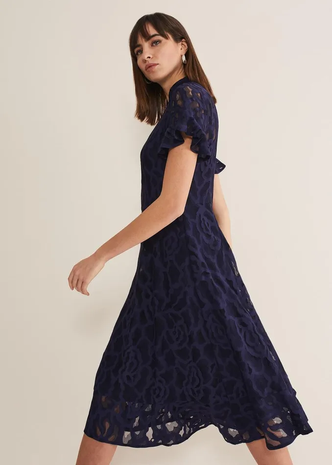 Women Phase Eight Dresses Lulu Lace Midi Dress