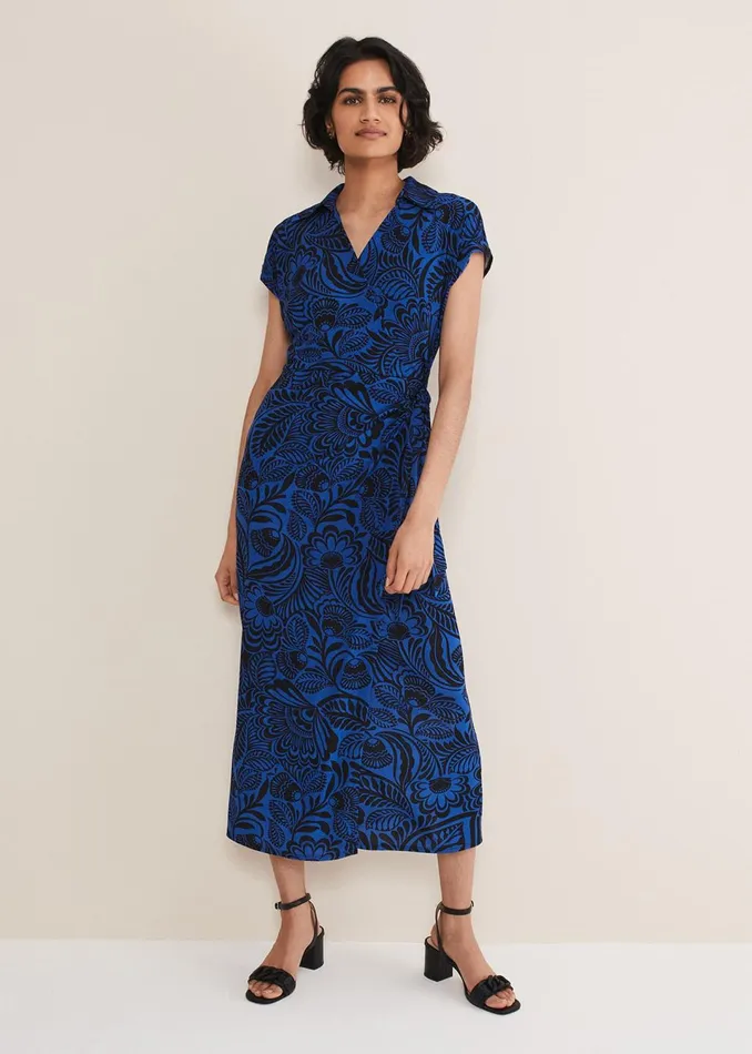 Women Phase Eight Dresses Mara Abstract Print Wrap Dress