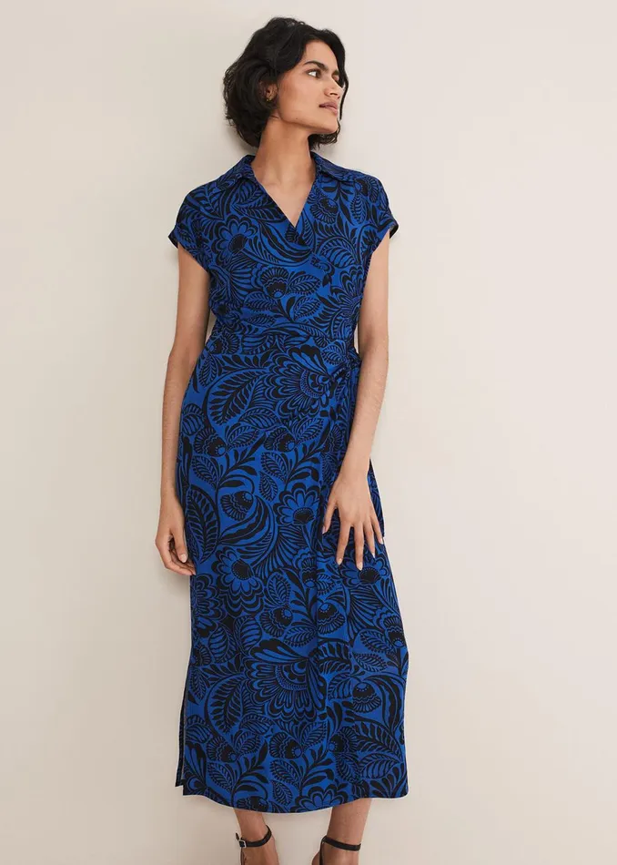 Women Phase Eight Dresses Mara Abstract Print Wrap Dress
