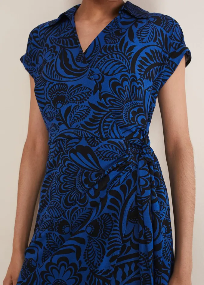 Women Phase Eight Dresses Mara Abstract Print Wrap Dress