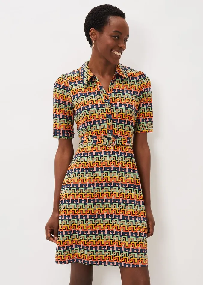 Women Phase Eight Dresses Milano Geo Dress