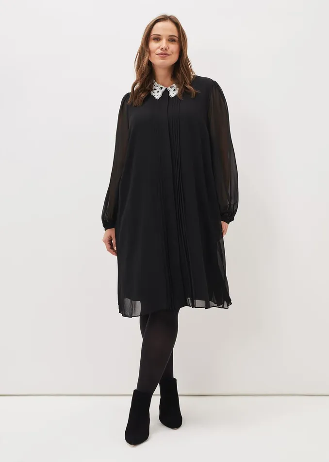 Women Phase Eight Dresses Norah Collar Detail Swing Dress