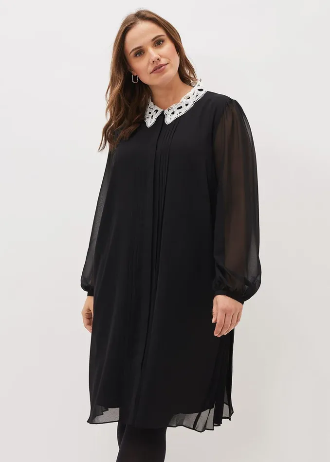 Women Phase Eight Dresses Norah Collar Detail Swing Dress
