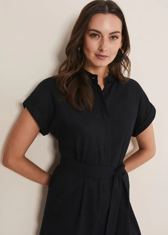 Women Phase Eight Dresses Paige Linen Playsuit