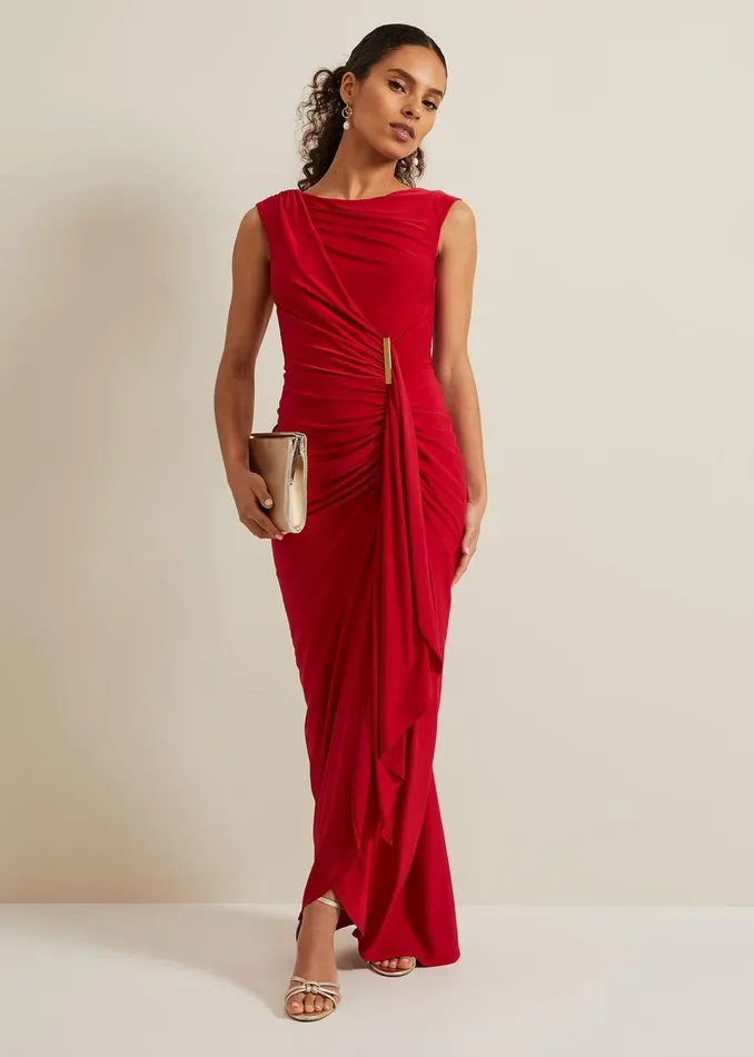 Women Phase Eight Dresses Petite Donna Maxi Dress