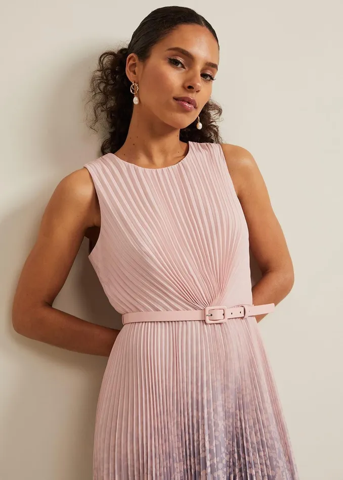 Women Phase Eight Dresses Petite Simara Printed Midi Dress