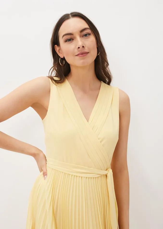 Women Phase Eight Dresses Petra Pleated Wrap Dress