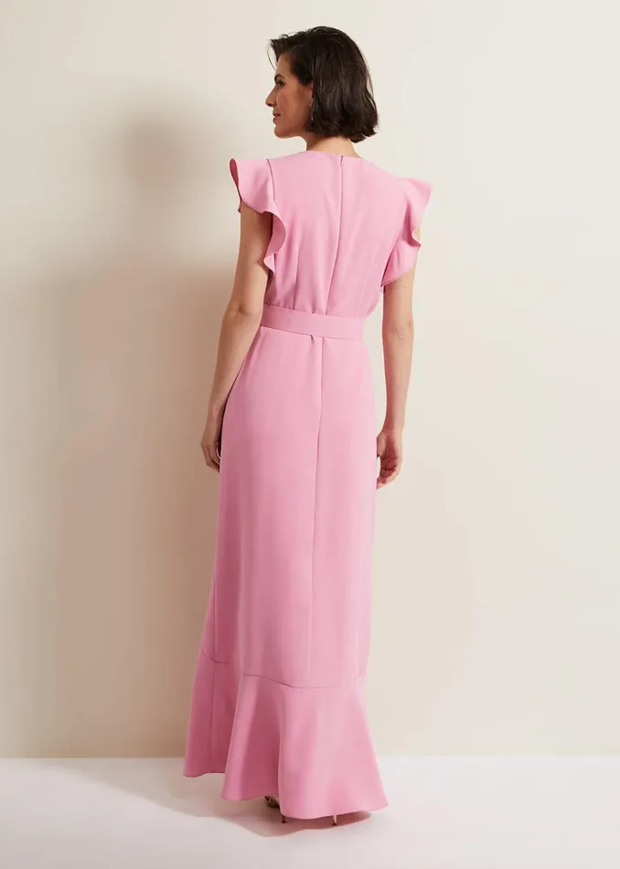 Women Phase Eight Dresses Phoebe Frill Maxi Dress