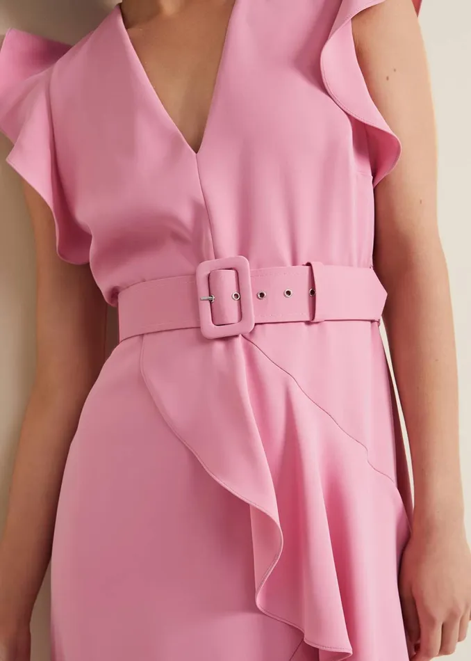 Women Phase Eight Dresses Phoebe Frill Maxi Dress