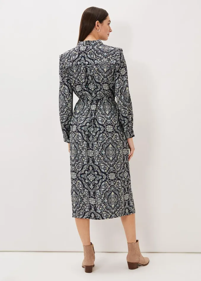 Women Phase Eight Dresses Polly Paisley Print Midi Dress