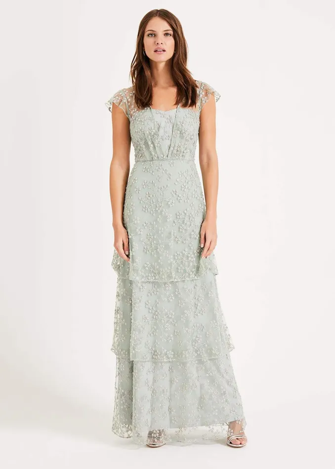 Women Phase Eight Dresses Rai Beaded Maxi Dress