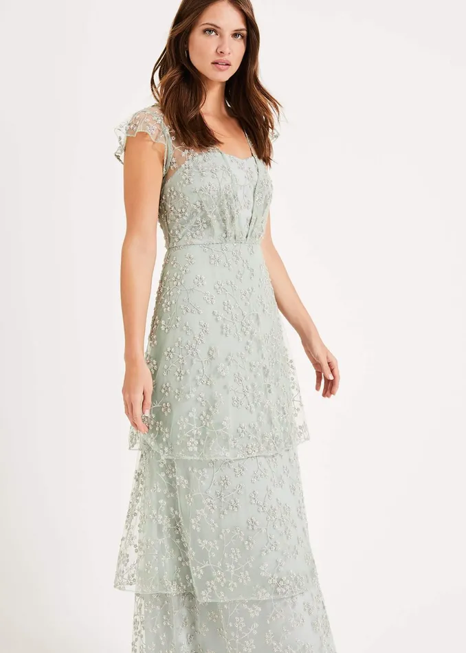 Women Phase Eight Dresses Rai Beaded Maxi Dress