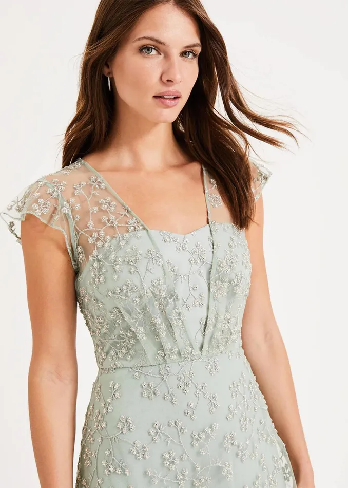 Women Phase Eight Dresses Rai Beaded Maxi Dress