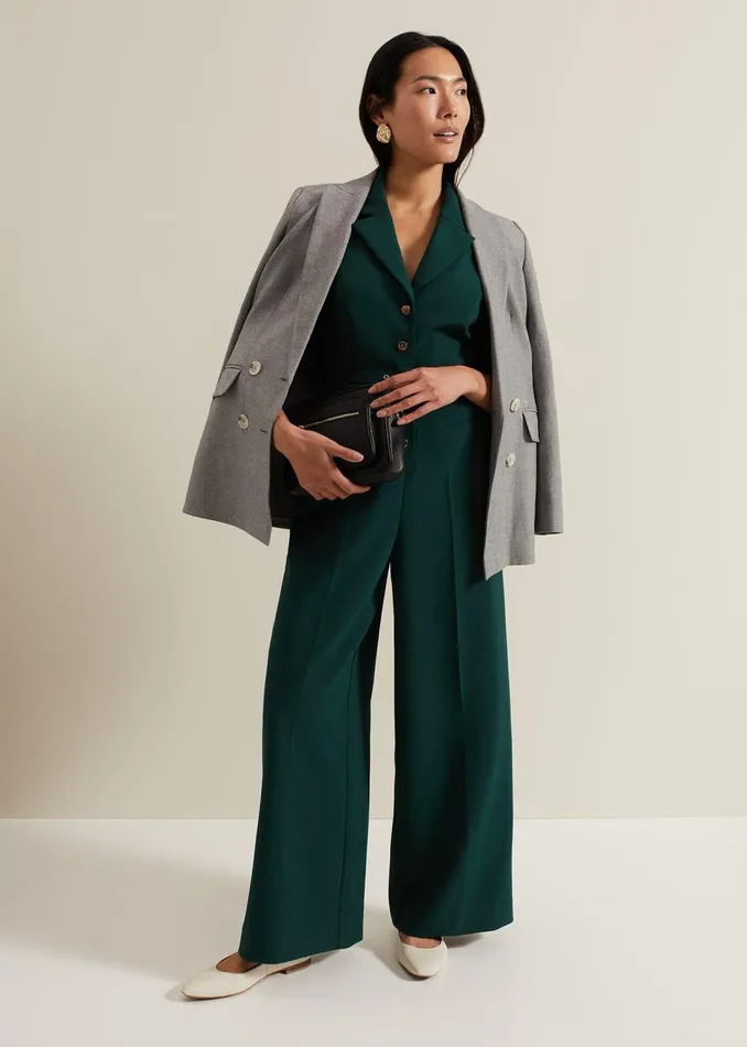 Women Phase Eight Dresses Renae Green Jumpsuit