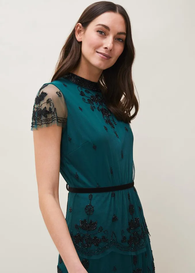 Women Phase Eight Dresses Roberta Layered Maxi Dress