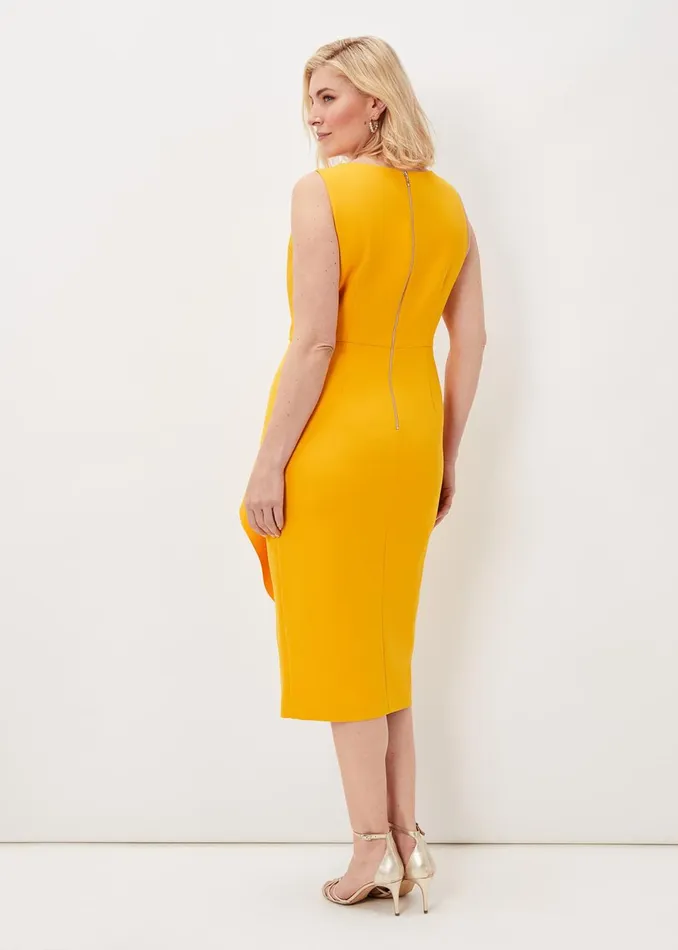 Women Phase Eight Dresses Rosalyn Twist Frill Dress