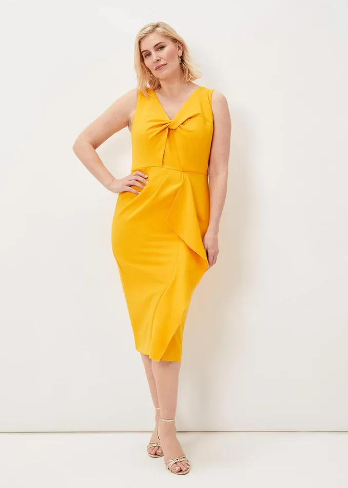 Women Phase Eight Dresses Rosalyn Twist Frill Dress