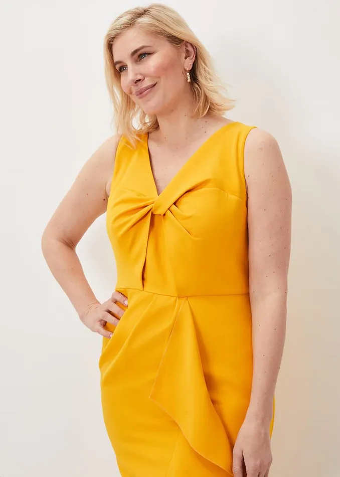 Women Phase Eight Dresses Rosalyn Twist Frill Dress