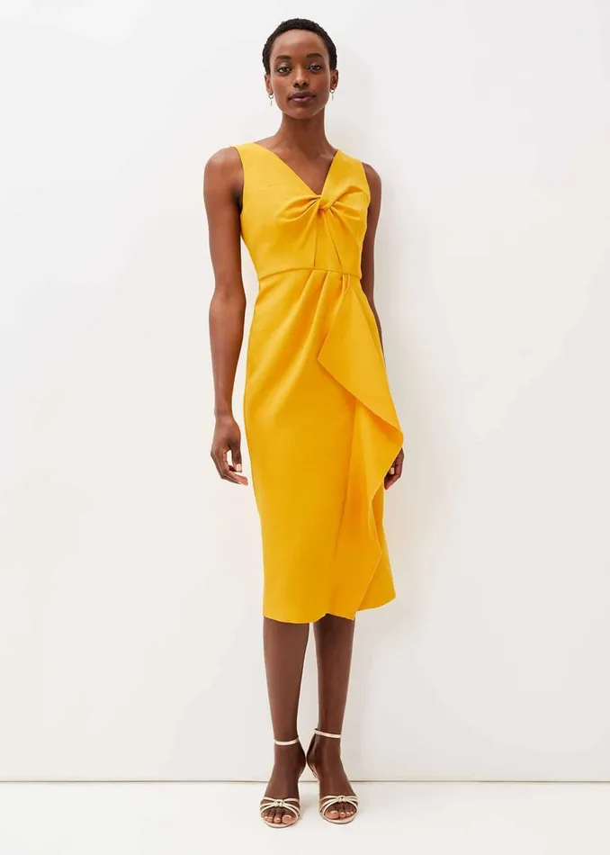 Women Phase Eight Dresses Rosalyn Twist Frill Dress