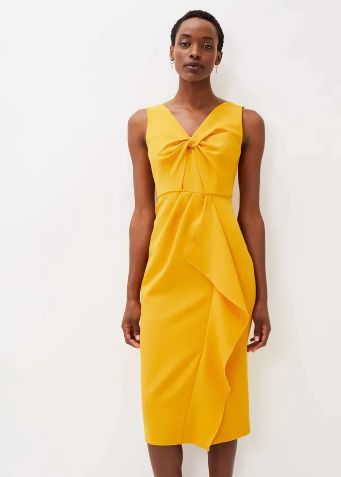 Women Phase Eight Dresses Rosalyn Twist Frill Dress