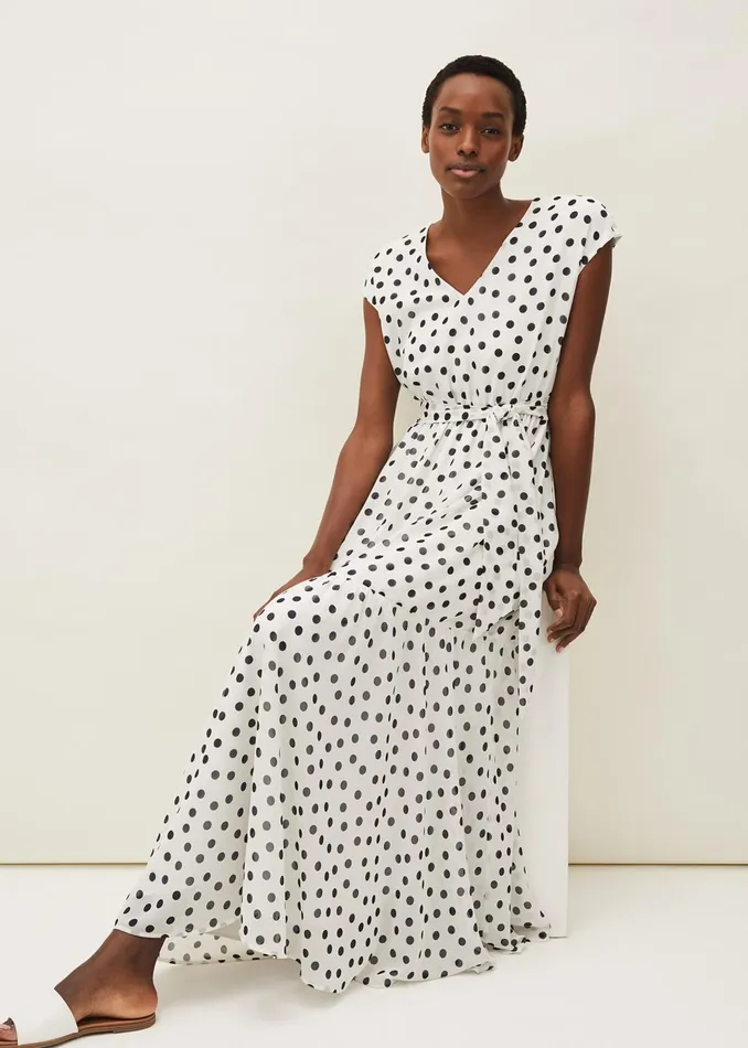 Women Phase Eight Dresses Verena Spot Maxi Dress