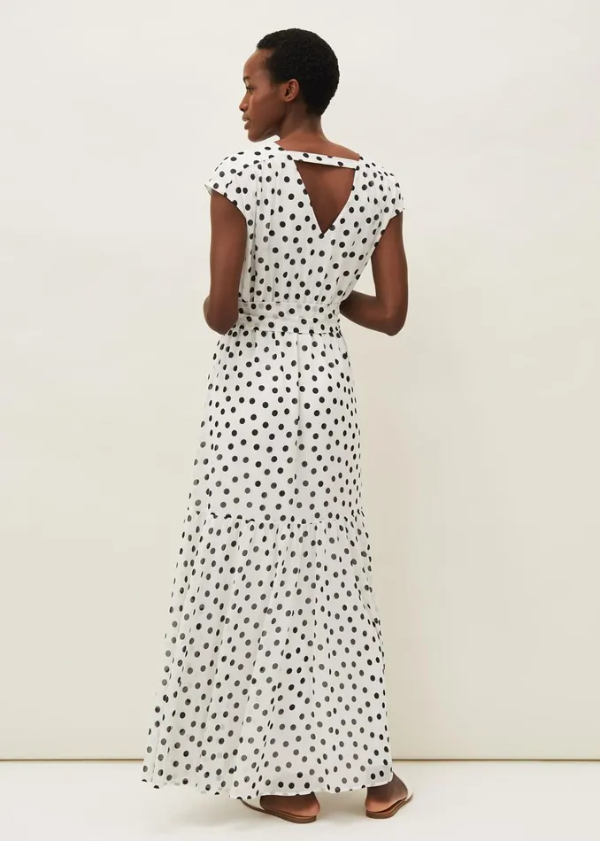Women Phase Eight Dresses Verena Spot Maxi Dress