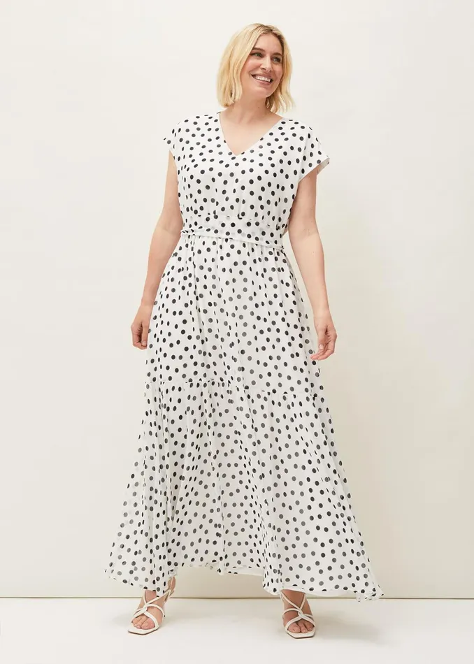 Women Phase Eight Dresses Verena Spot Maxi Dress