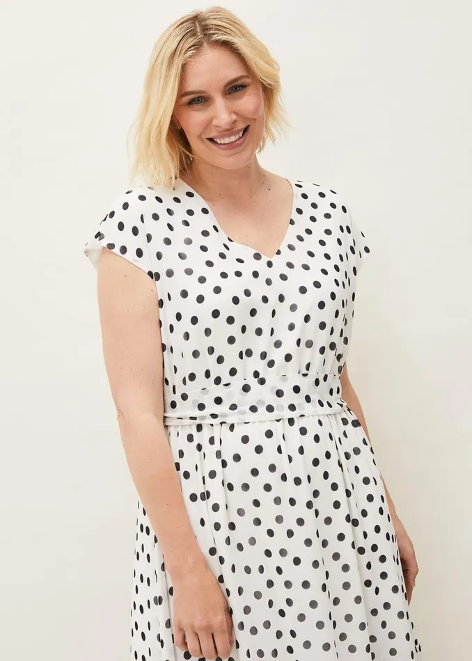 Women Phase Eight Dresses Verena Spot Maxi Dress