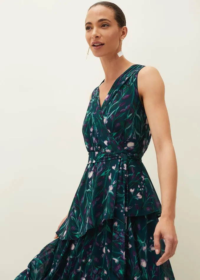 Women Phase Eight Dresses Yasmine Printed Maxi Dress