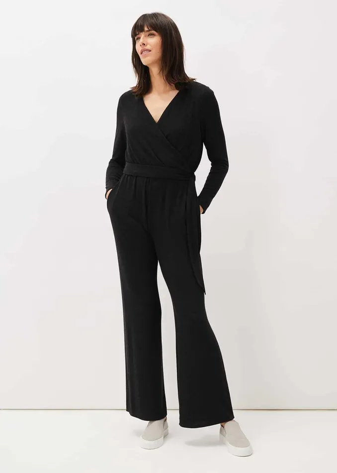 Women Phase Eight Dresses Zarra Wrap Wide Leg Jersey Jumpsuit