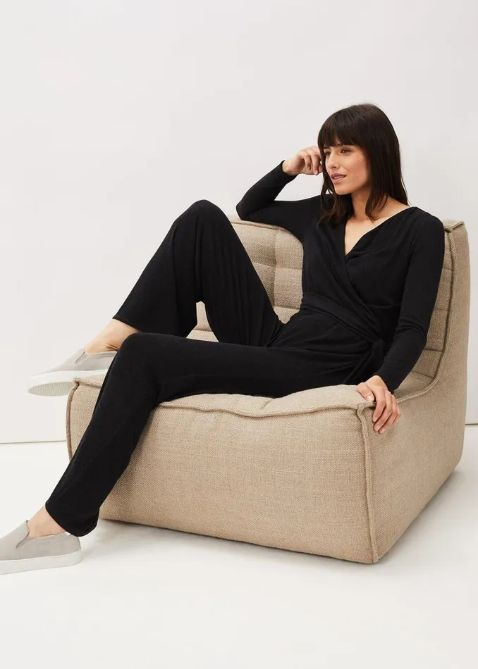 Women Phase Eight Dresses Zarra Wrap Wide Leg Jersey Jumpsuit