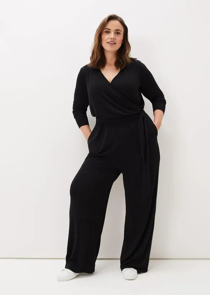 Women Phase Eight Dresses Zarra Wrap Wide Leg Jersey Jumpsuit
