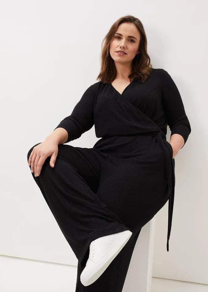 Women Phase Eight Dresses Zarra Wrap Wide Leg Jersey Jumpsuit