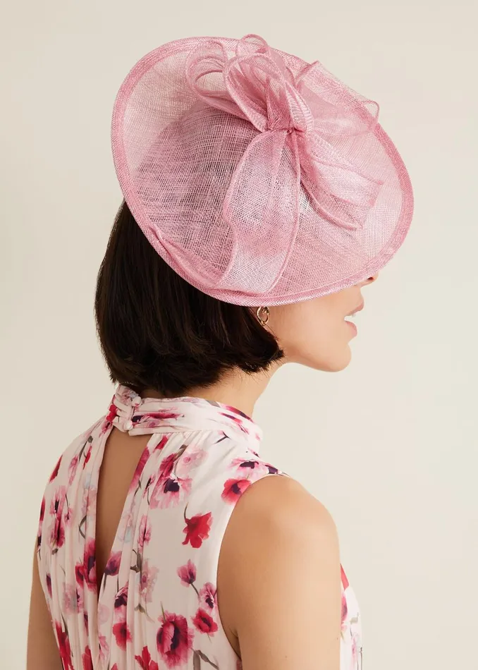 Women Phase Eight Fascinators and Hats Bow Detail Oval Fascinator